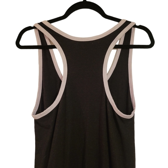 SUNDRY Ringer Maxi Dress Racerback Tank Jersey Knit Women's Size 2 = Medium - Picture 5 of 13